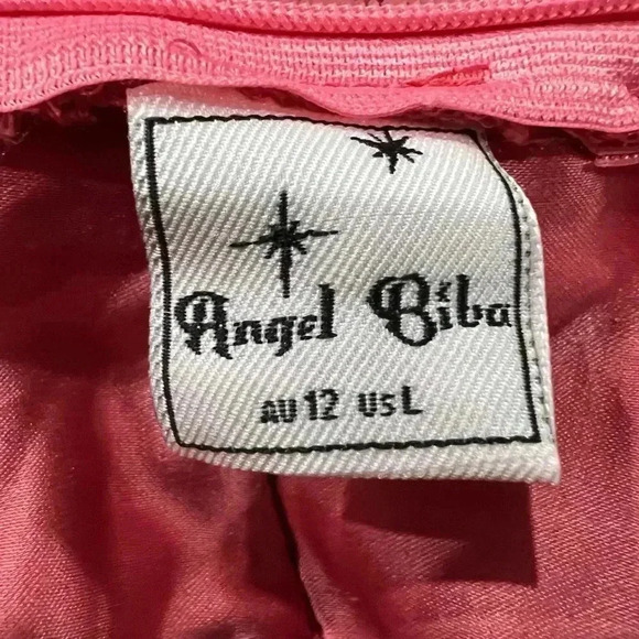 Angel Biba DYNAMIC LOVER DRESS ROSE Size L - Picture 10 of 12